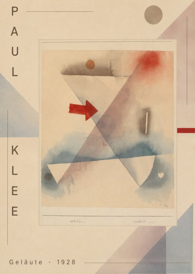 Paul Klee Geläute No2 - Póster