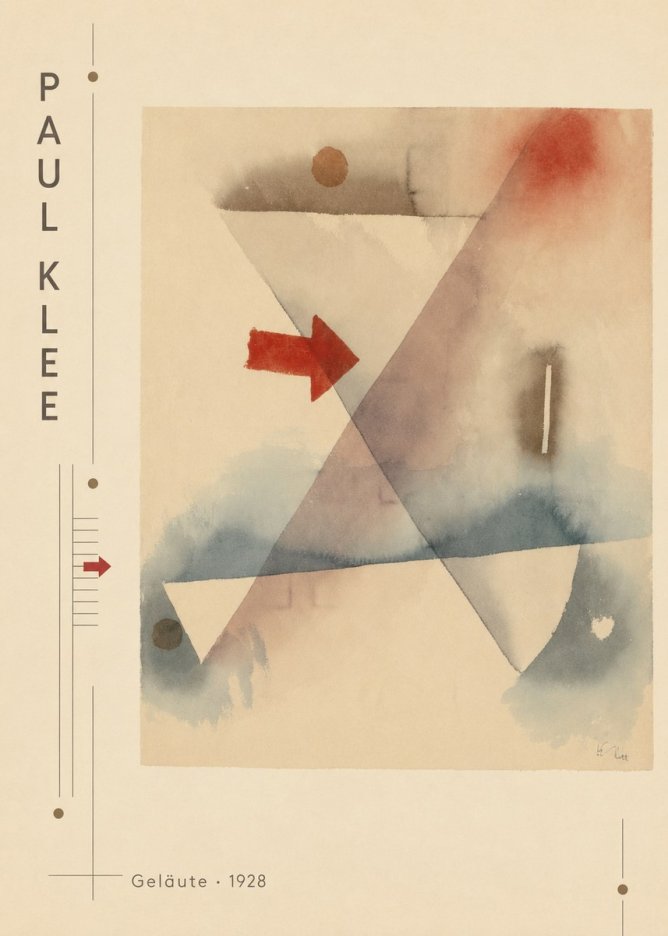 Paul Klee Geläute No3 - Póster