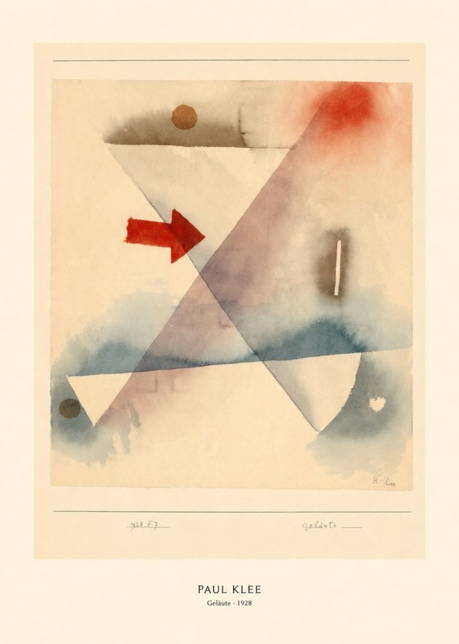 Paul Klee Geläute No5 - Póster