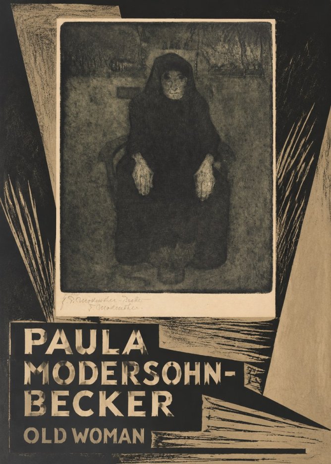 Paula Modersohn-Becker Old Woman No5 - Póster