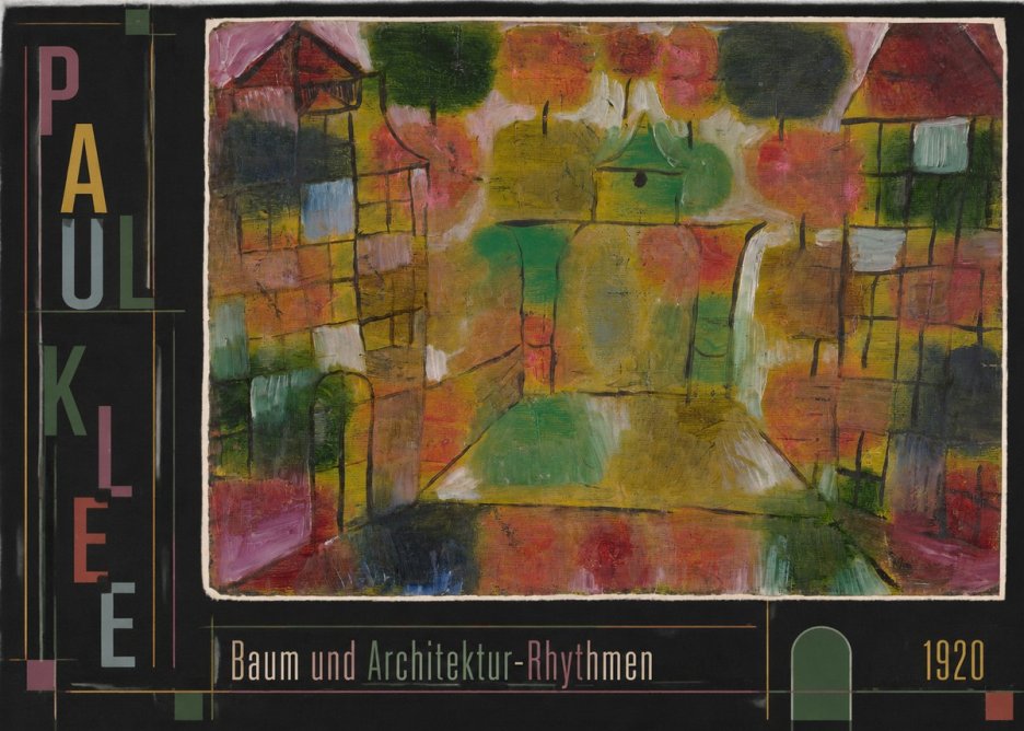 Paul Klee Baum Und Architektur-rhythmen No3 - Póster