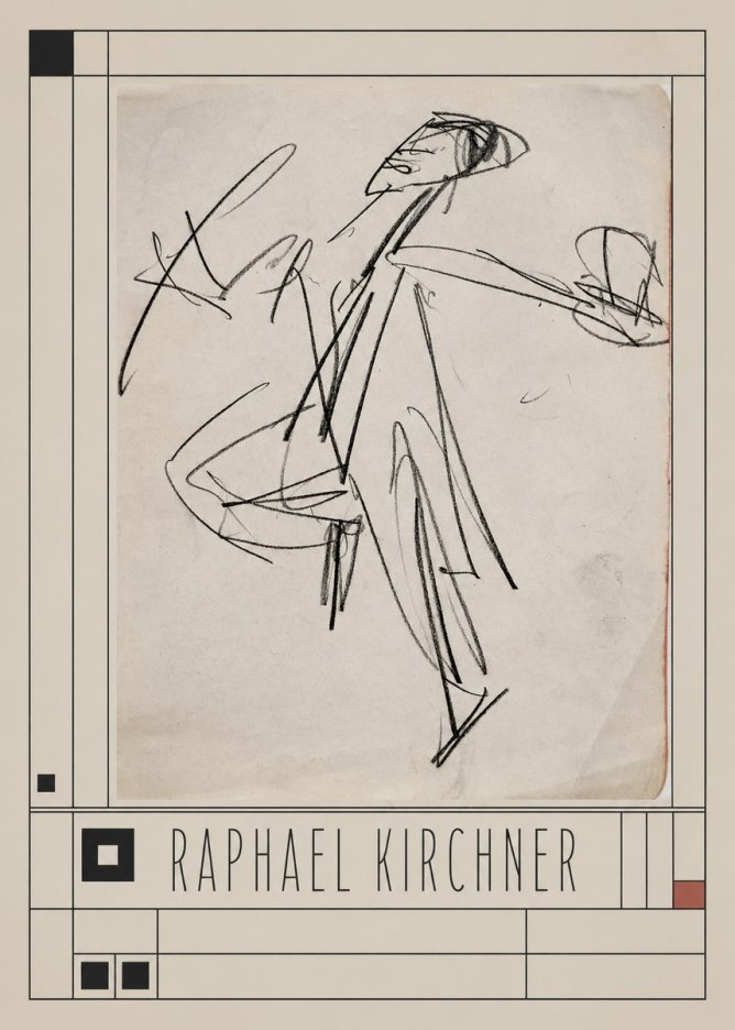 Raphael Kirchner Dynamic Dancer Sketch No3 - Póster