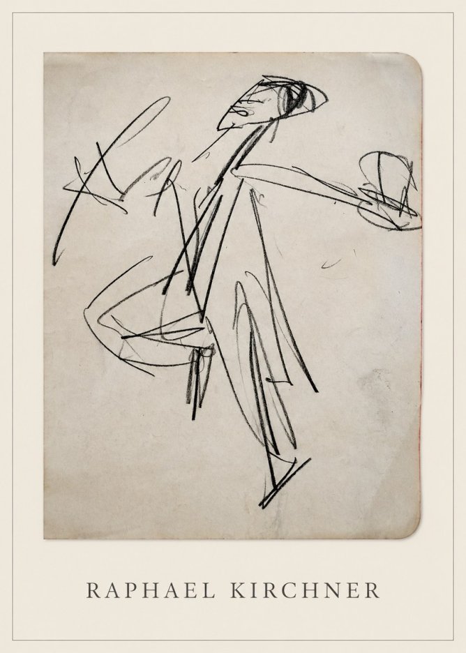 Raphael Kirchner Dynamic Dancer Sketch No4 - Póster
