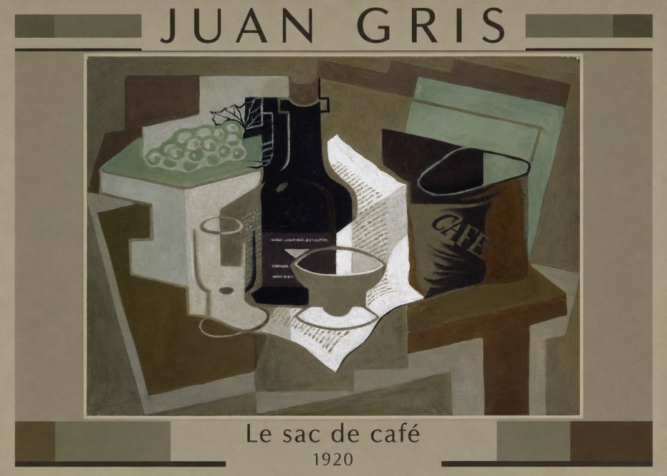 Juan Gris Le Sac De Café No1 - Póster