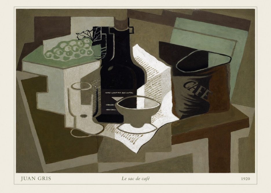 Juan Gris Le Sac De Café No6 - Póster