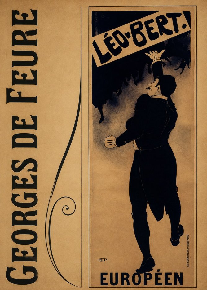 Georges de Feure Léo-bert! II No3 - Póster