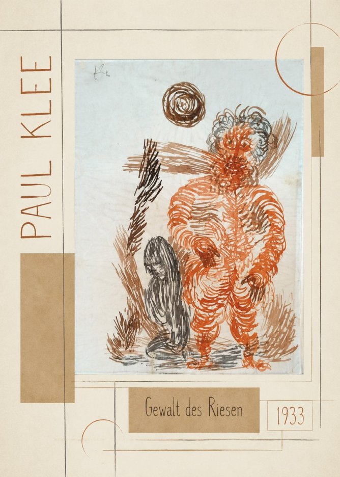 Paul Klee Gewalt Des Riesen II No2 - Póster