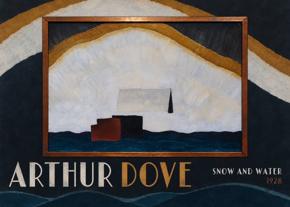 Arthur Dove Snow and Water No6 - Póster