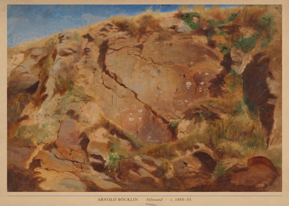 Arnold Böcklin Felswand No2 - Póster
