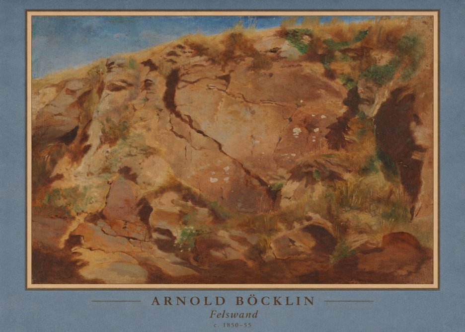 Arnold Böcklin Felswand No3 - Póster