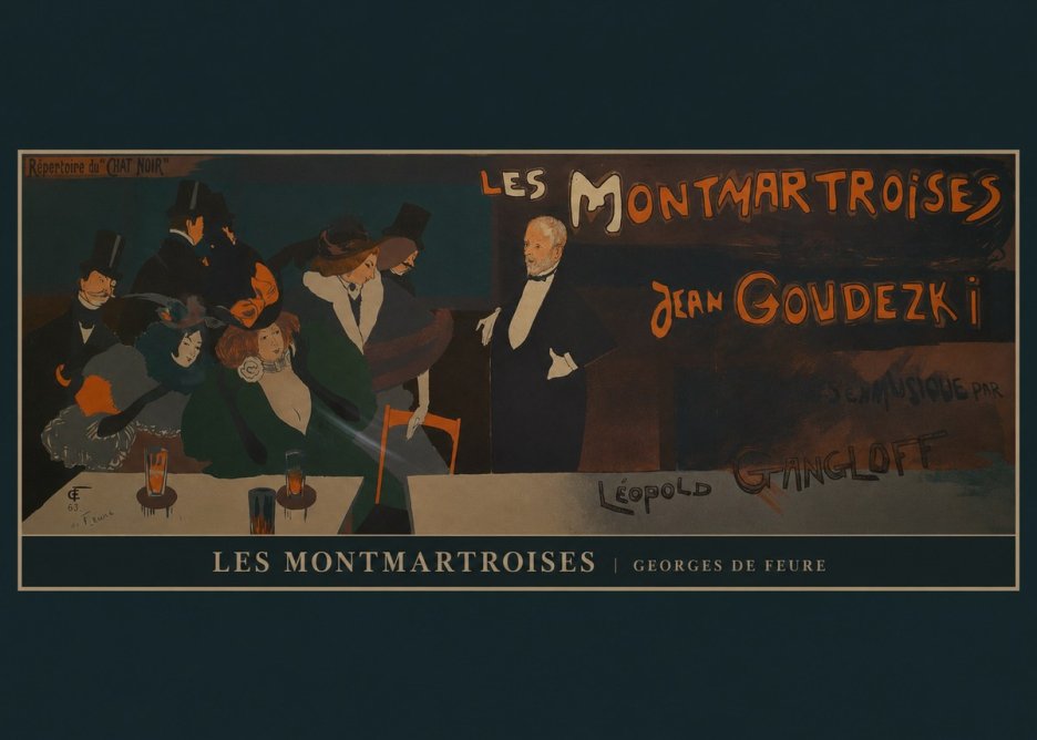 Georges de Feure Les Montmartroises No6 - Póster