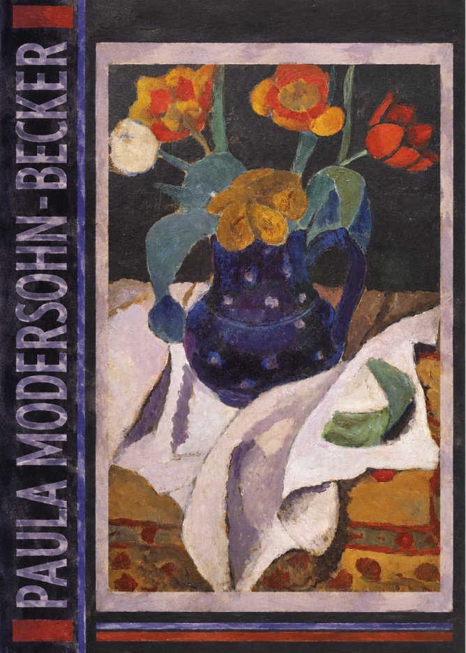 Paula Modersohn-Becker Still Life with Blue Jug and Flowers No2 - Póster