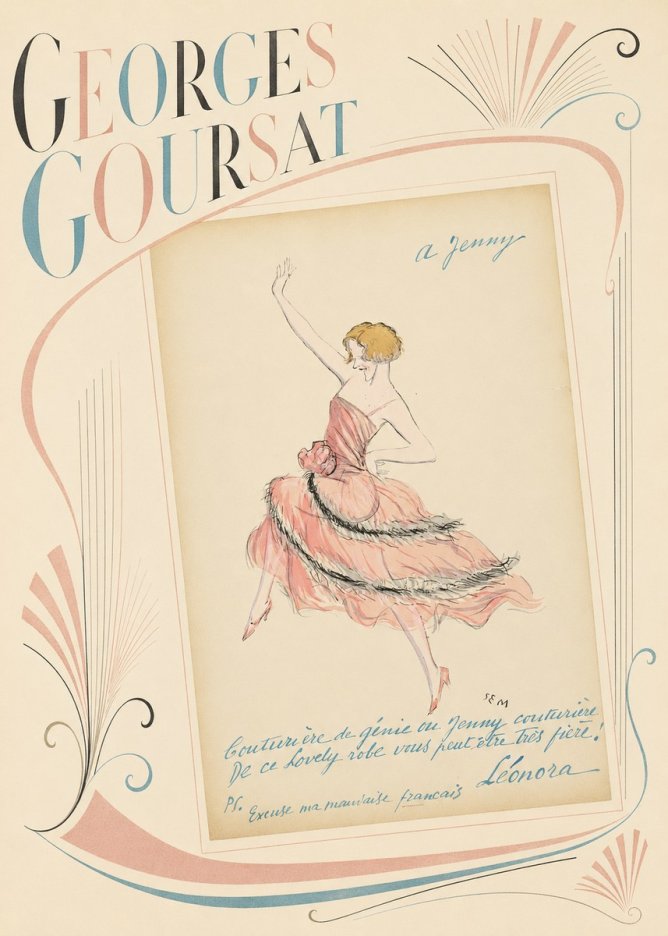 Georges Goursat A Jenny No3 - Póster