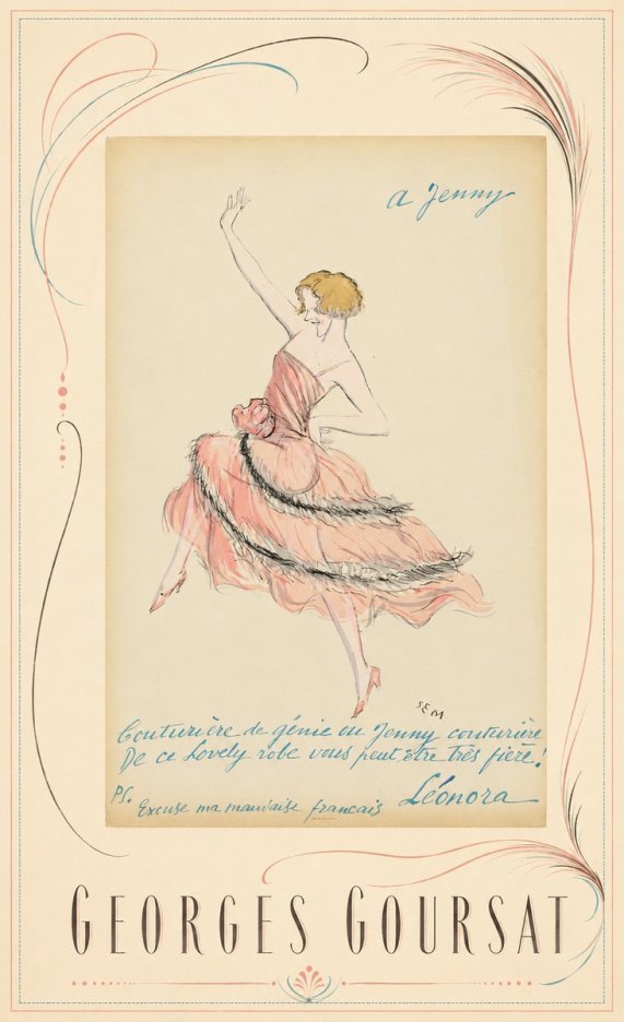 Georges Goursat A Jenny No4 - Póster