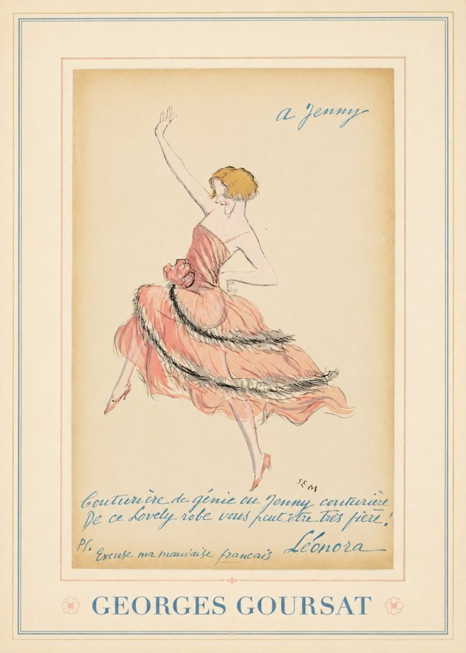 Georges Goursat A Jenny No6 - Póster