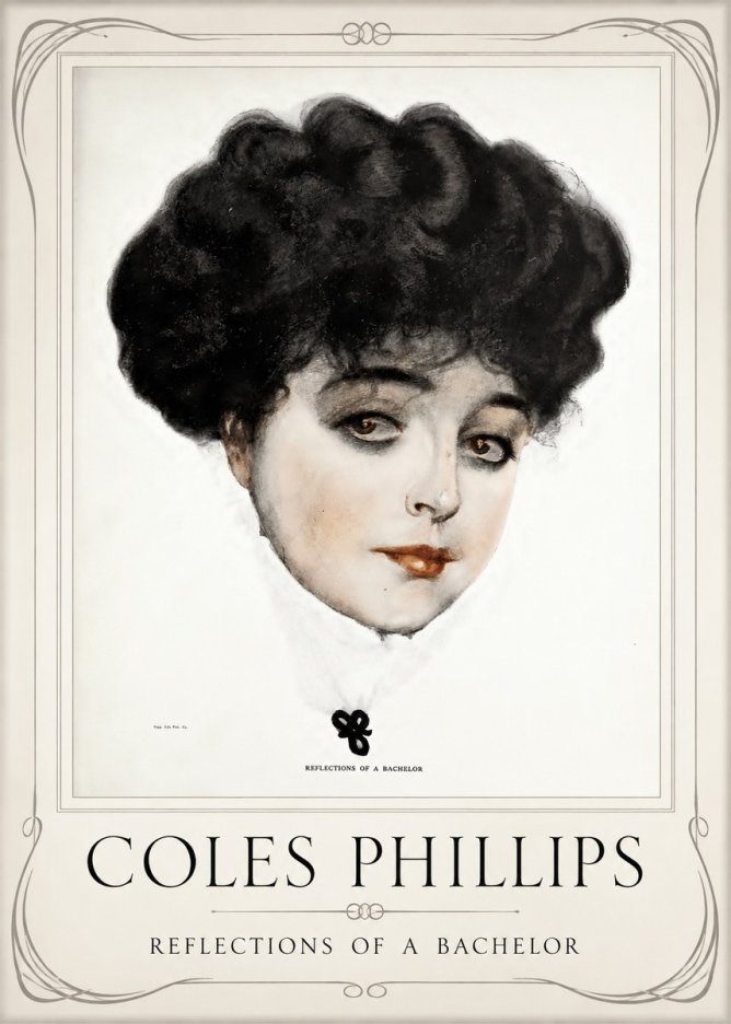 Coles Phillips Reflections of a Bachelor No1 - Póster