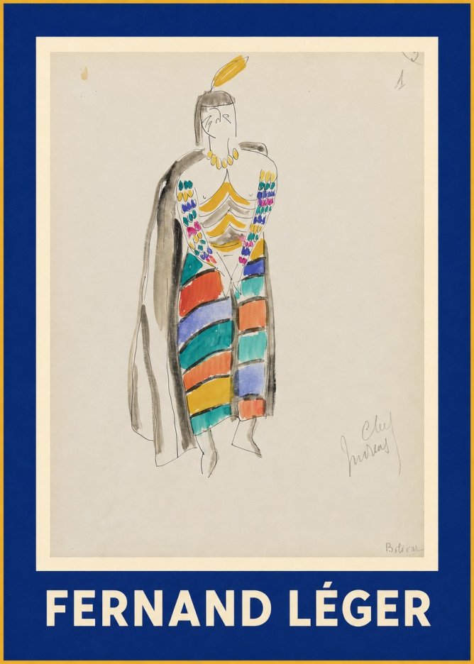 Fernand Léger Chef Moreau No1 - Póster