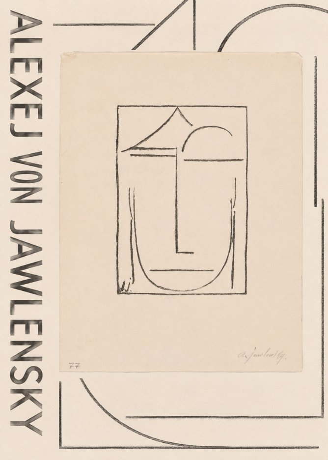 Alexej von Jawlensky Abstract Head No6 - Póster