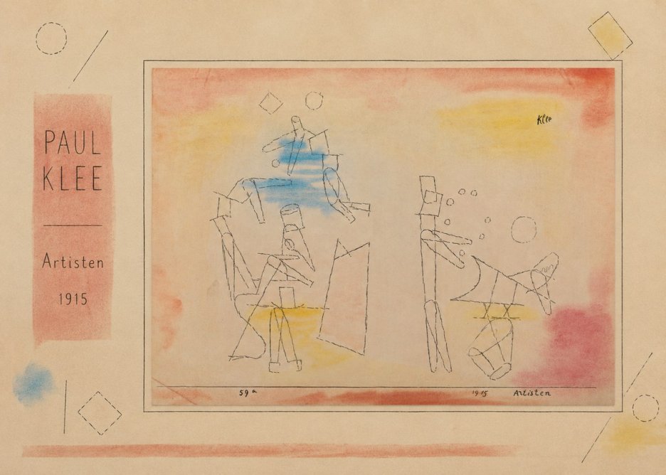 Paul Klee Artisten No2 - Póster