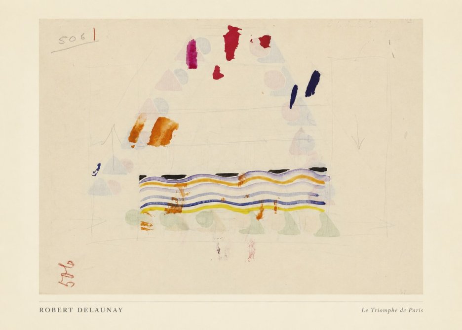 Robert Delaunay Le Triomphe De Paris V No4 - Póster
