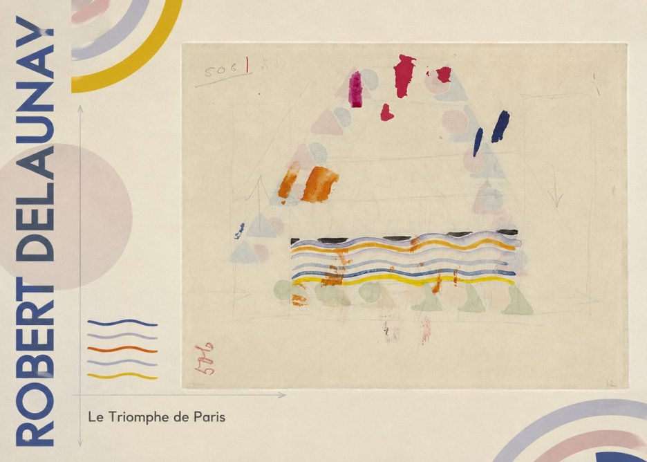 Robert Delaunay Le Triomphe De Paris V No5 - Póster