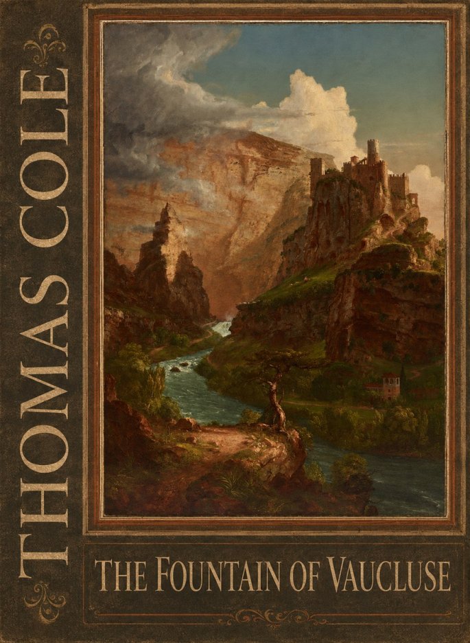 Thomas Cole The Fountain of Vaucluse II No2 - Póster