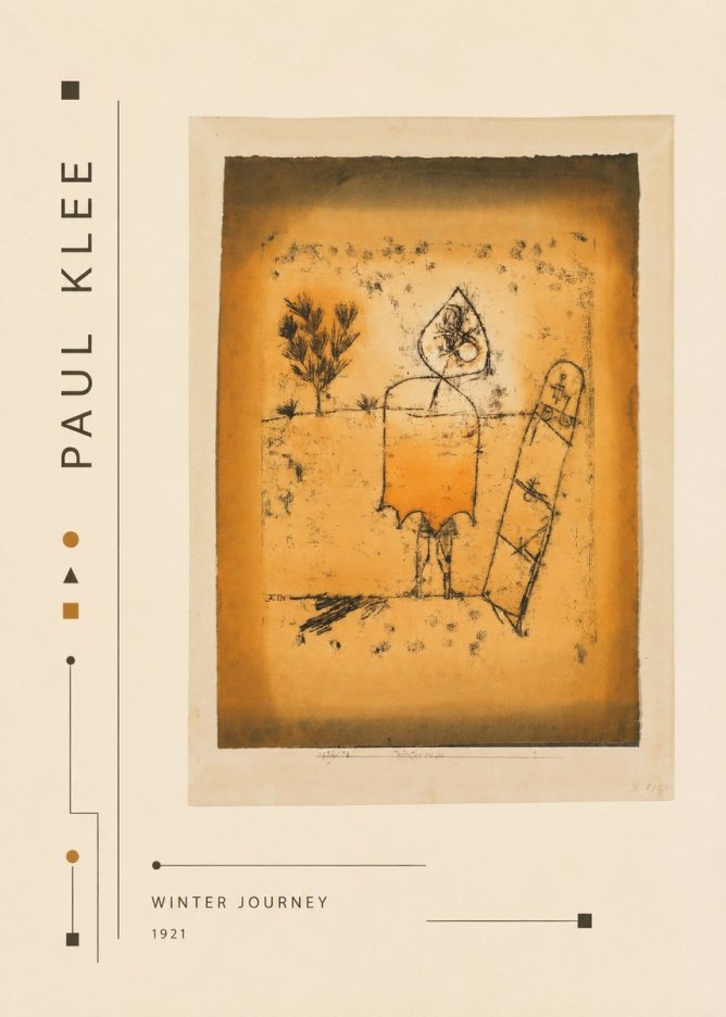 Paul Klee Winter Journey No2 - Póster