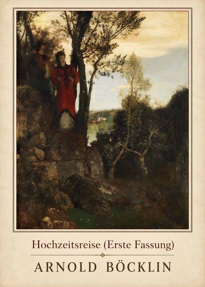 Arnold Böcklin Hochzeitsreise (Erste Fassung) No1 - Póster
