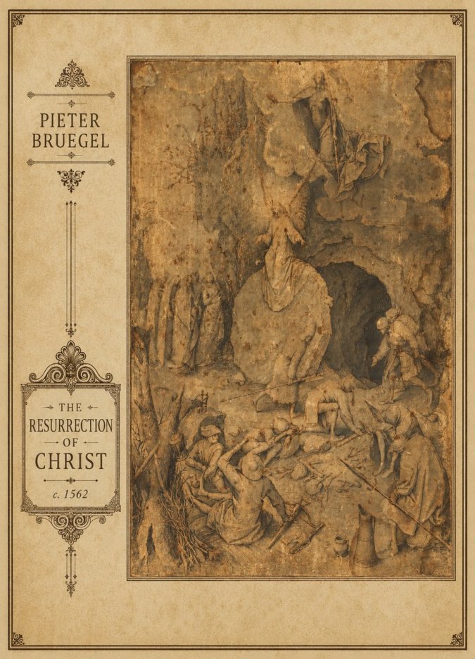 Pieter Bruegel The Resurrection of Christ No3 - Póster