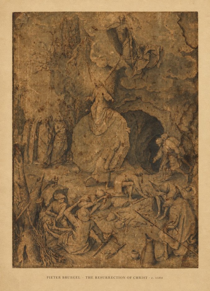 Pieter Bruegel The Resurrection of Christ No5 - Póster