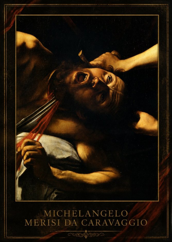 Michelangelo Merisi da Caravaggio David with the Head of Goliath IV No1 - Póster