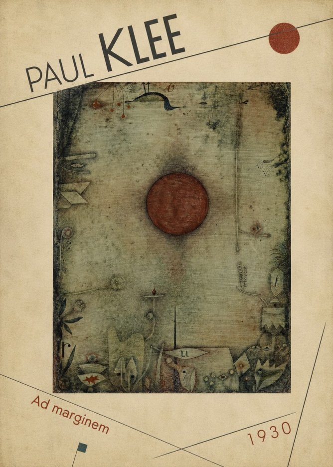 Paul Klee Ad Marginem No3 - Póster