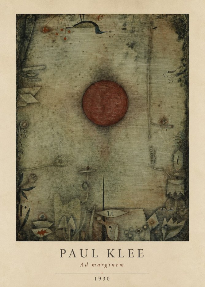Paul Klee Ad Marginem No5 - Póster