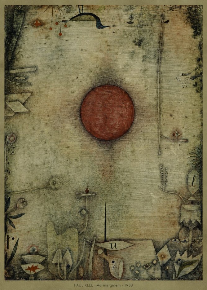 Paul Klee Ad Marginem No6 - Póster