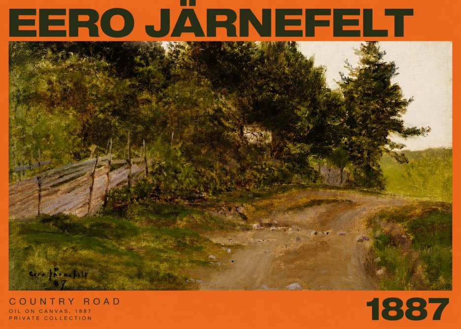 Eero Järnefelt Country Road No2 - Póster
