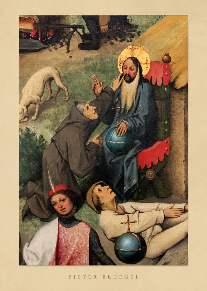 Pieter Bruegel The Adoration of the Magi - Detail No5 - Póster