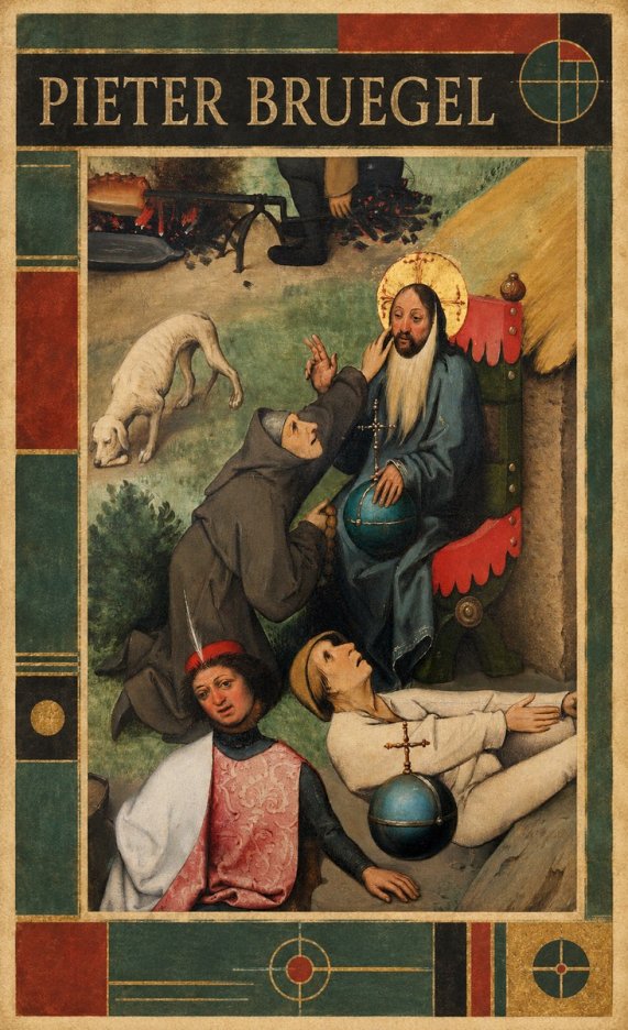Pieter Bruegel The Adoration of the Magi - Detail No6 - Póster
