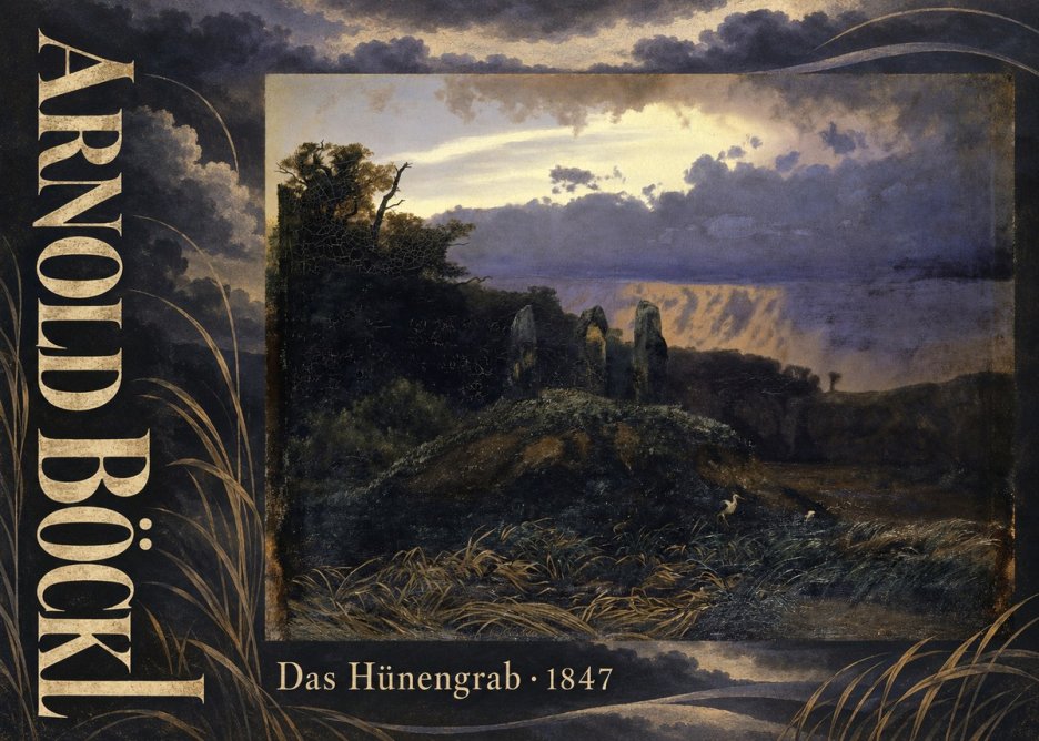Arnold Böcklin Das Hünengrab No6 - Póster