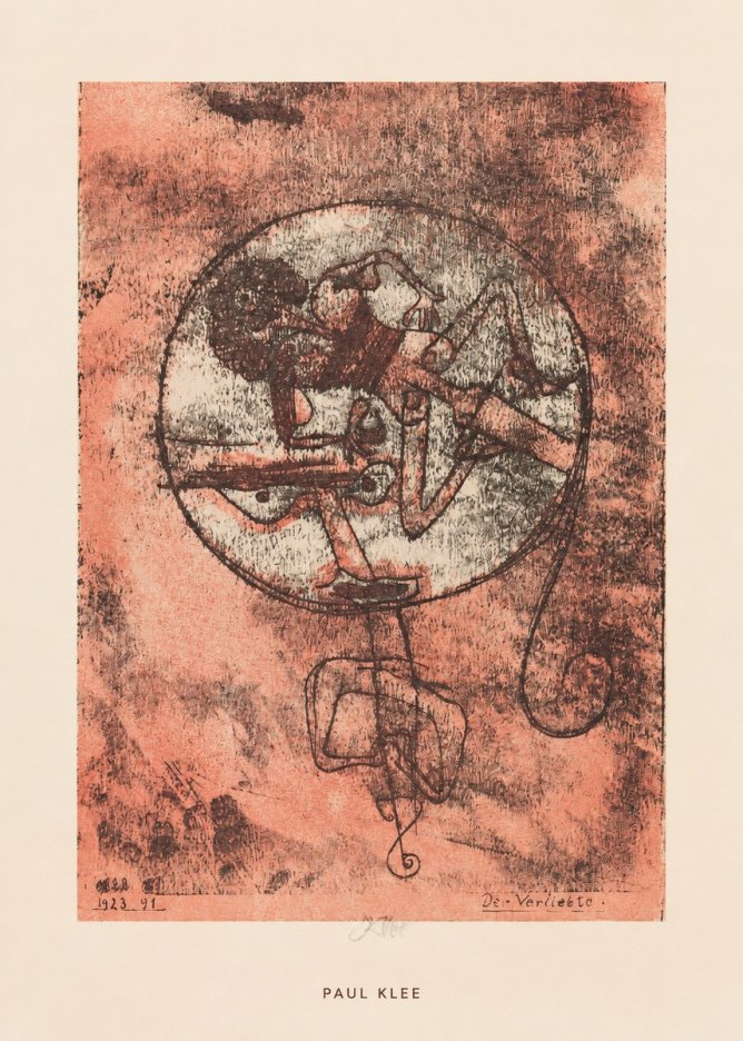 Paul Klee Der Verliebte II No6 - Póster
