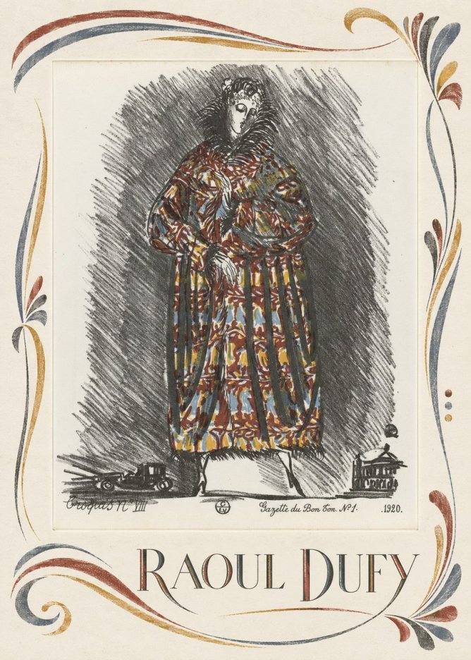 Raoul Dufy Croquis N. Viii No4 - Póster