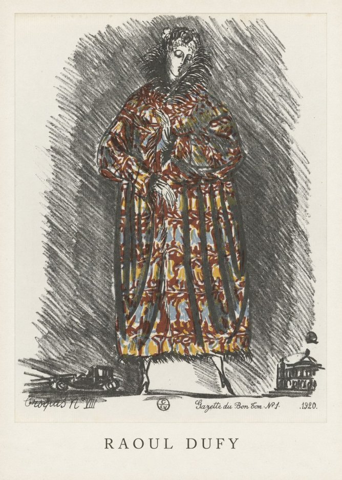 Raoul Dufy Croquis N. Viii No6 - Póster
