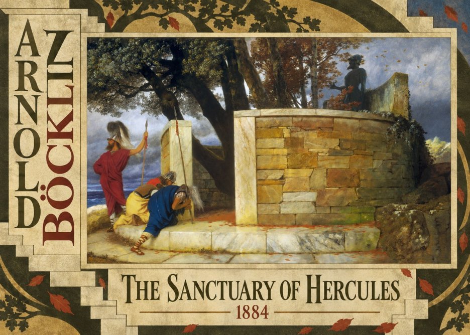 Arnold Böcklin The Sanctuary of Hercules No6 - Póster