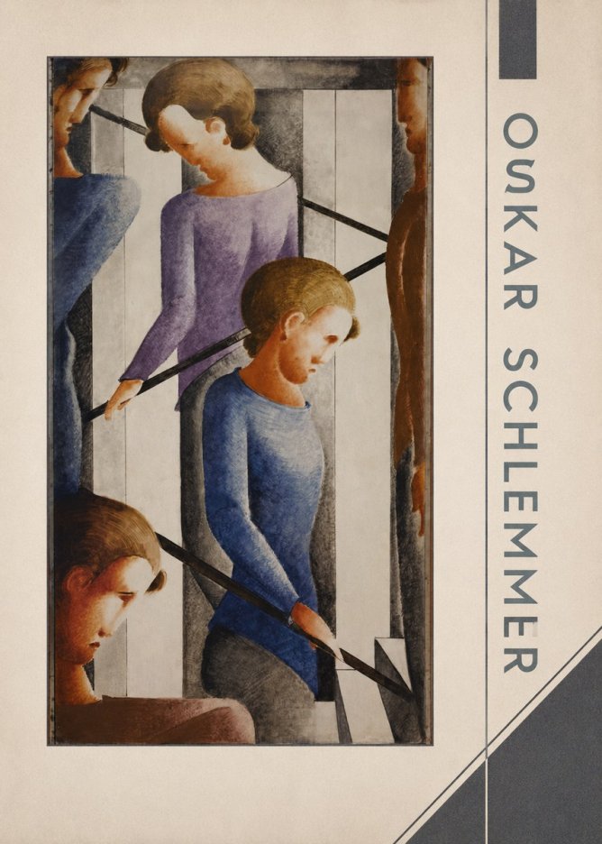 Oskar Schlemmer Staircase Figures II No2 - Póster