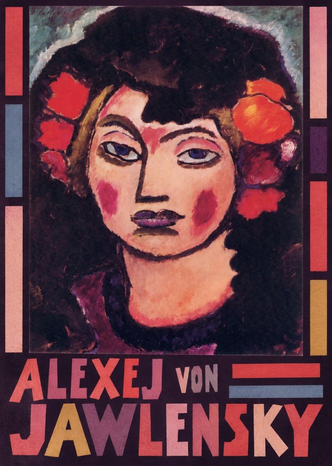 Alexej von Jawlensky Portrait of a Woman No1 - Póster