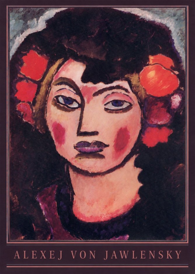 Alexej von Jawlensky Portrait of a Woman No3 - Póster
