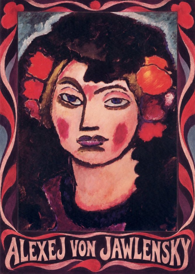 Alexej von Jawlensky Portrait of a Woman No6 - Póster