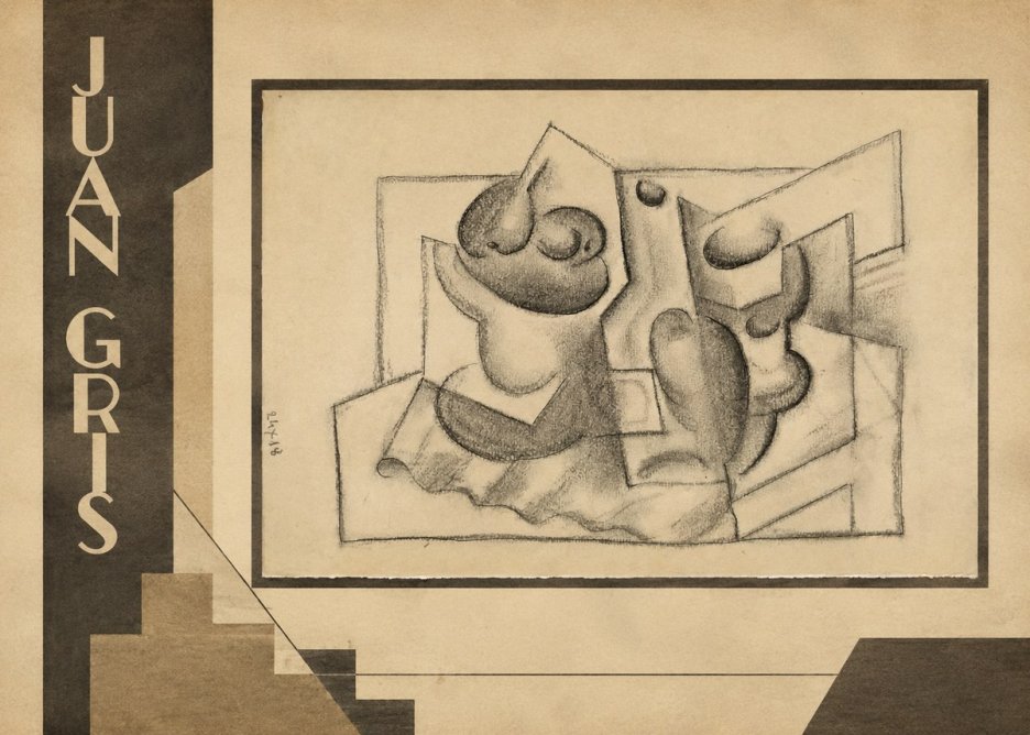 Juan Gris Nature Morte (Bouteille Et Fruit) No2 - Póster