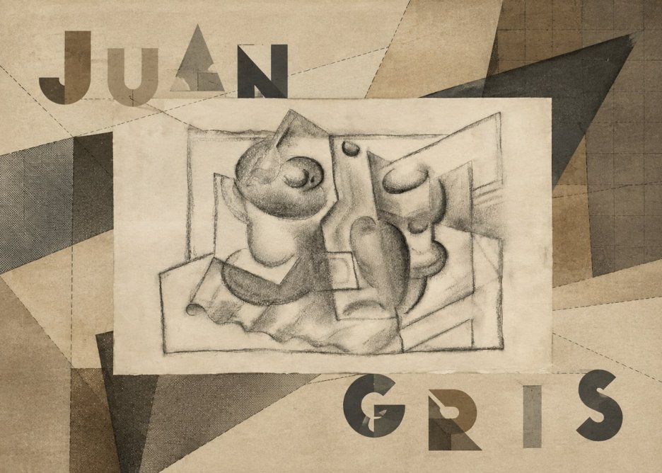 Juan Gris Nature Morte (Bouteille Et Fruit) No4 - Póster