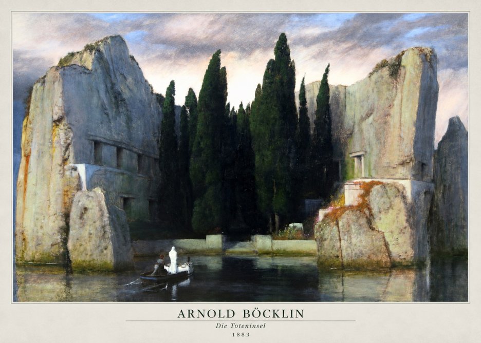 Arnold Böcklin Die Toteninsel VII No2 - Póster