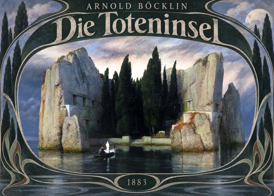 Arnold Böcklin Die Toteninsel VII No6 - Póster